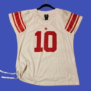 Reebok NY Giants Womens White Jersey Rhinestone Eli Manning XL